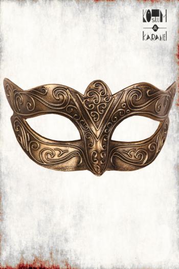Venetiaans Oogmasker Goud met ornamenten