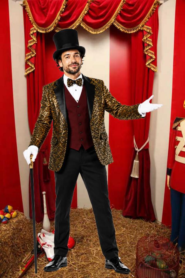 Vintage Showmaster Circusdirecteur Glitter