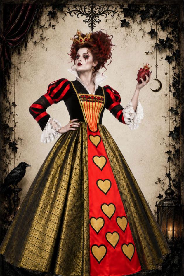 Duistere Hartenkoningin Halloween Kostuum