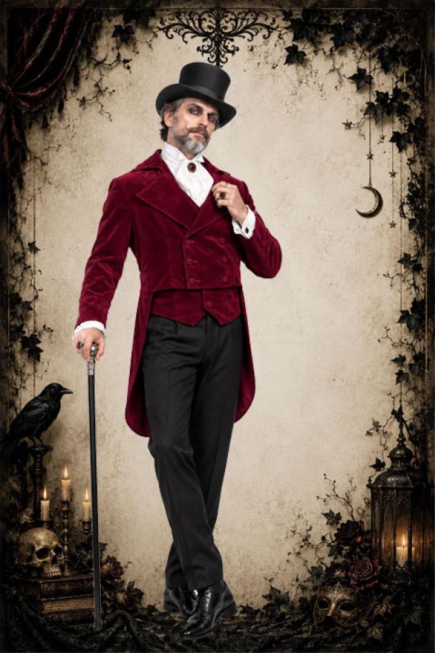 Victoriaanse Gentleman Dark Halloween