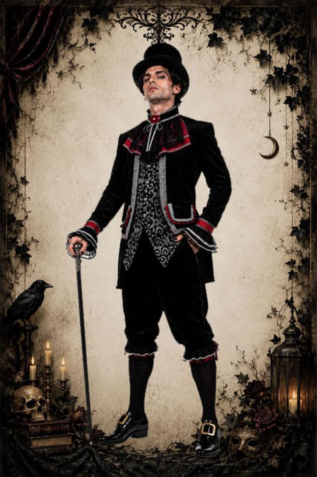 Aristocratisch Vampier Kostuum Gothic Markies