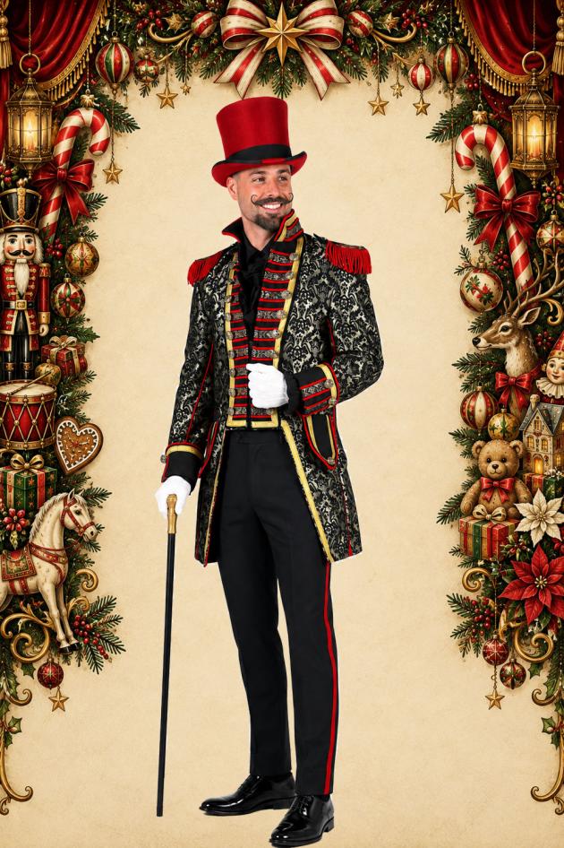 Notenkraker Kerst Ringmaster Kostuum