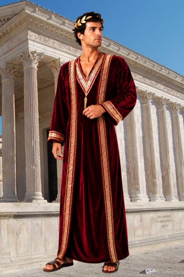 Romeins Kostuum Heren Keizer Luxe