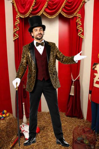 Vintage Showmaster Circusdirecteur Glitter
