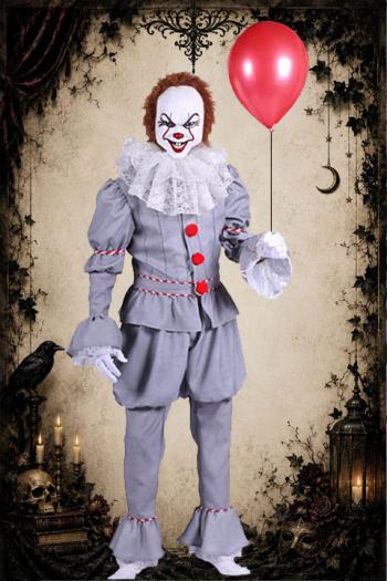 Vintage Horror Clown Kostuum Creepy