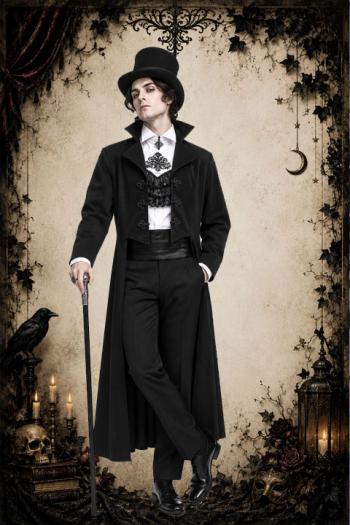 Dandy Gothic Vampier Kostuum
