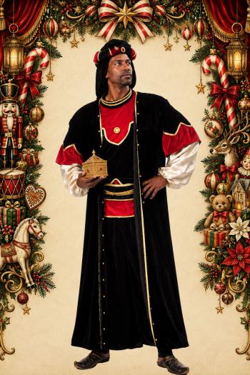 Drie Koningen Kostuum Melchior Kerststal