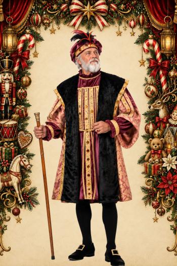 Drie Koningen Kostuum Balthasar Kerststal