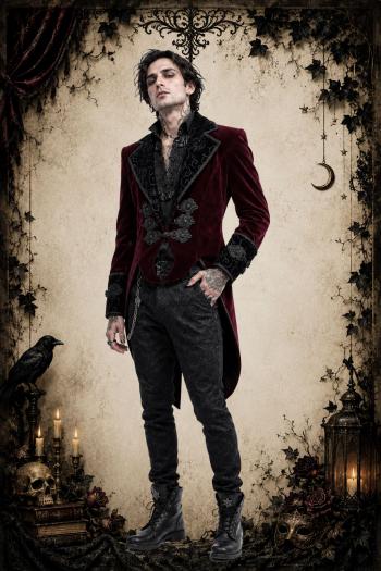 Vampier Gothic Kostuum Halloween