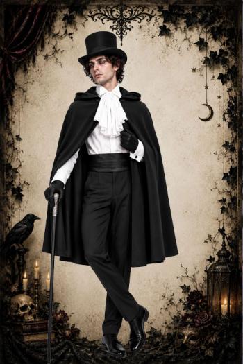 Victoriaans Vampier Kostuum Gothic Gentleman