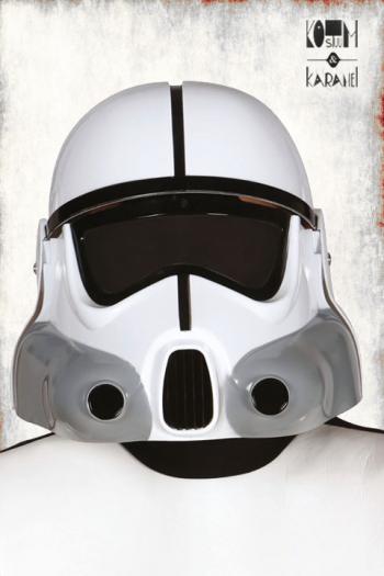 Helm Trooper Galaxy Wit Plastic