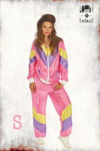 Shell Suit Eighties Roze Small