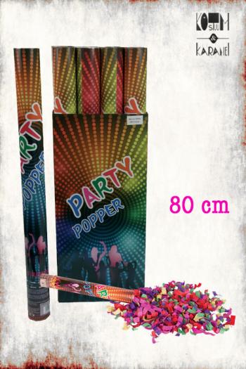 Partypopper Multicolor Confettikanon 80 cm
