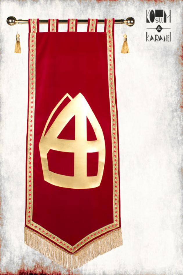 Banner Sinterklaas Luxefluweel Deco