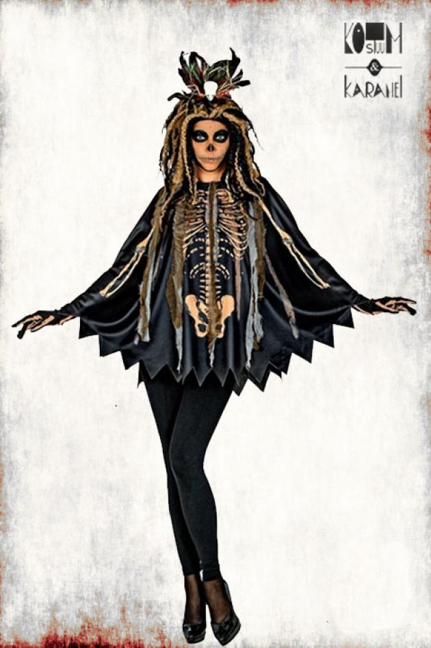 Poncho Voodoo Lady Halloween
