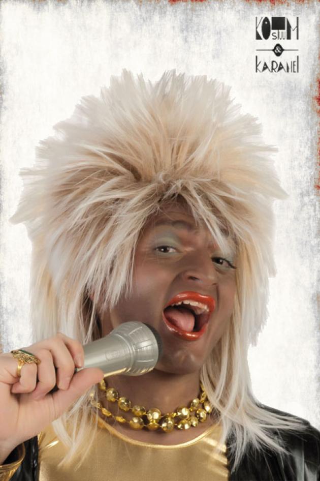 Pruik tina 80's Look