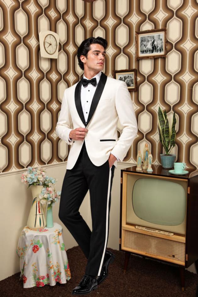 Witte Smoking Fifties Retro