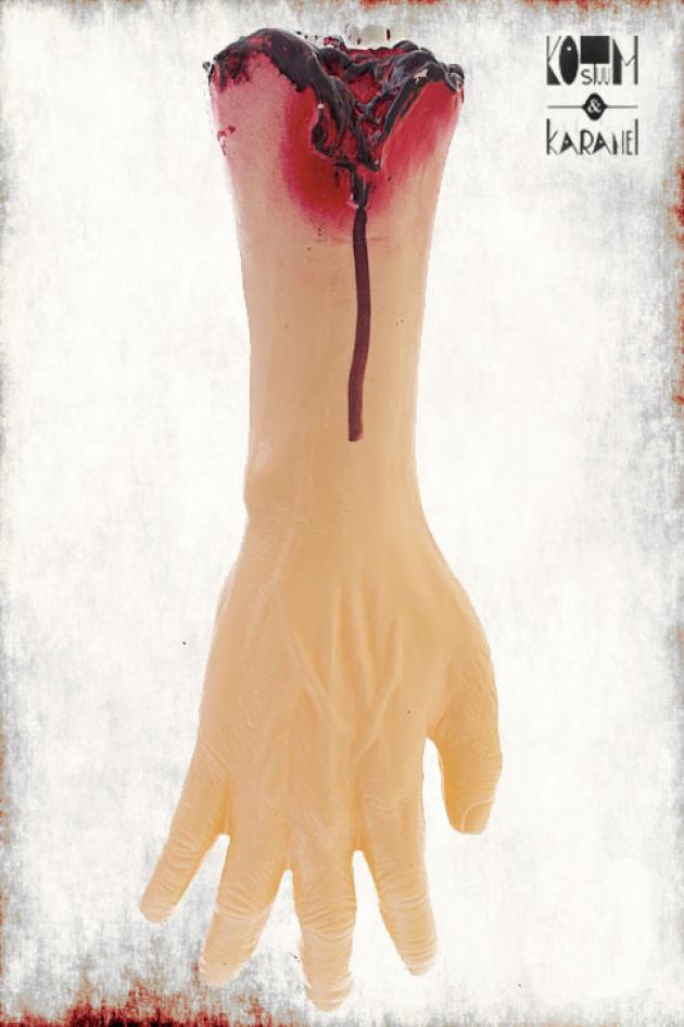 Afgehakte Arm Plastic 35 cm Halloween Deco