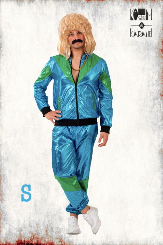 80's Training Pailetten Turquoise S/M