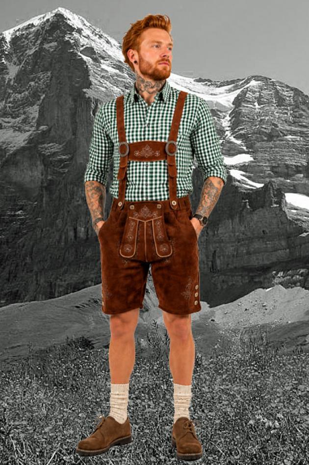 Tiroler Outfit Heren Groen Gerolf