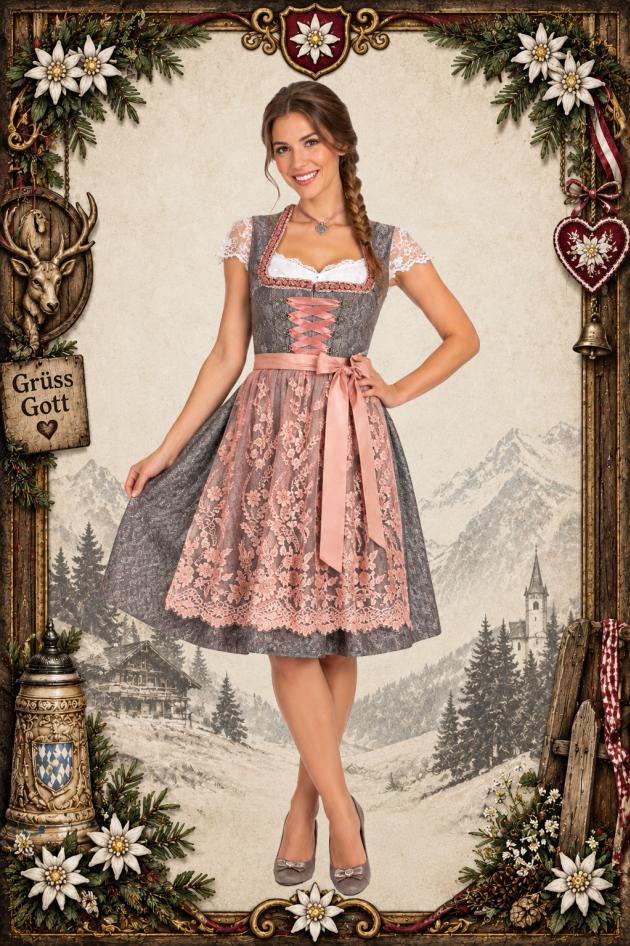 Dirndlkleedje Luxe Greta Tirol