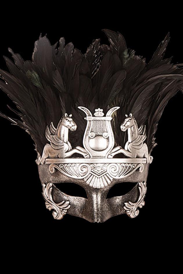Venetiaans Masker Romeins Apollo Zilver