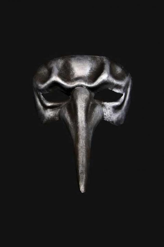 Venetiaans Neusmasker Heren Zilver Nyx