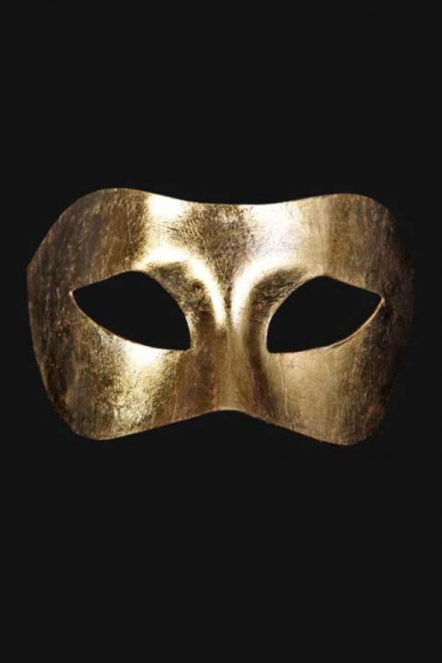 Venetiaans Oogmasker Heren Goud Boreas