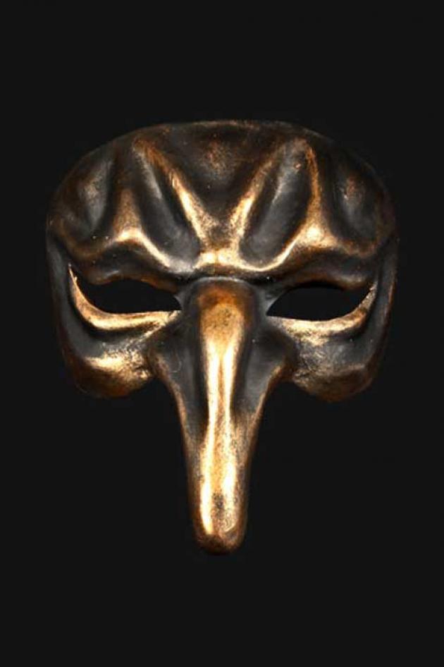 Venetiaans Neusmasker Man Goud Chloris