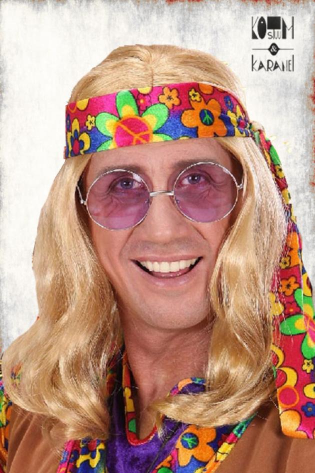 Hippie Pruik Heren Blond