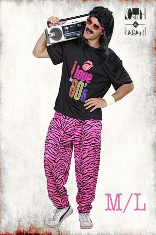 I love the 80S Broek en Shirt Heren