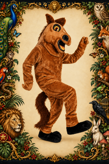 Mascotte Paard Luxe