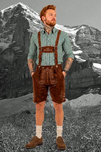 Tiroler Outfit Heren Groen Gerolf